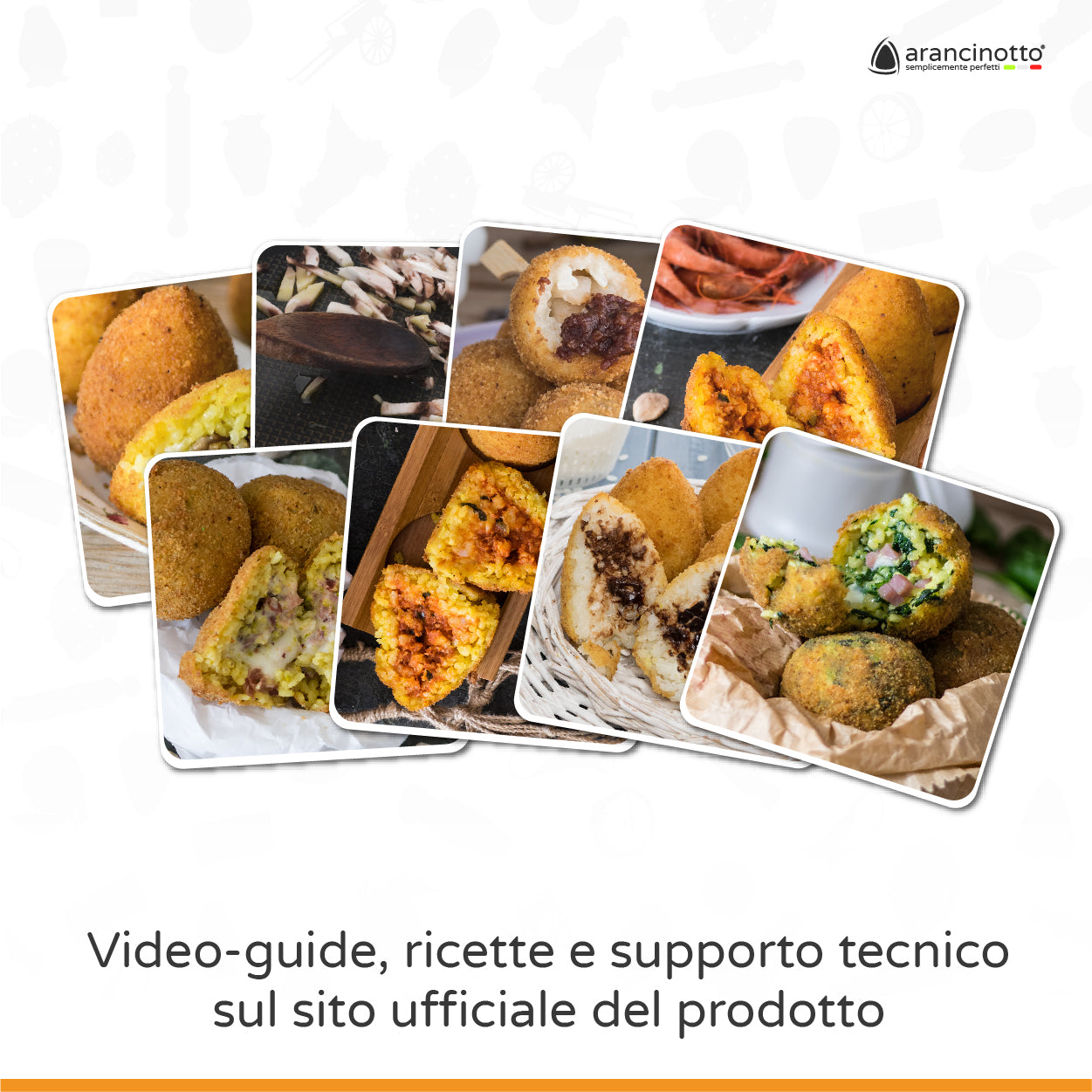 Stampo per arancine rotonde di 160 grammi - Arancinotto - Stampi per Arancini